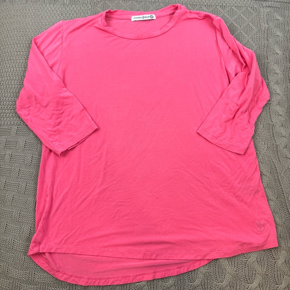 Amanda Blu Women's Pink Top ~ Small